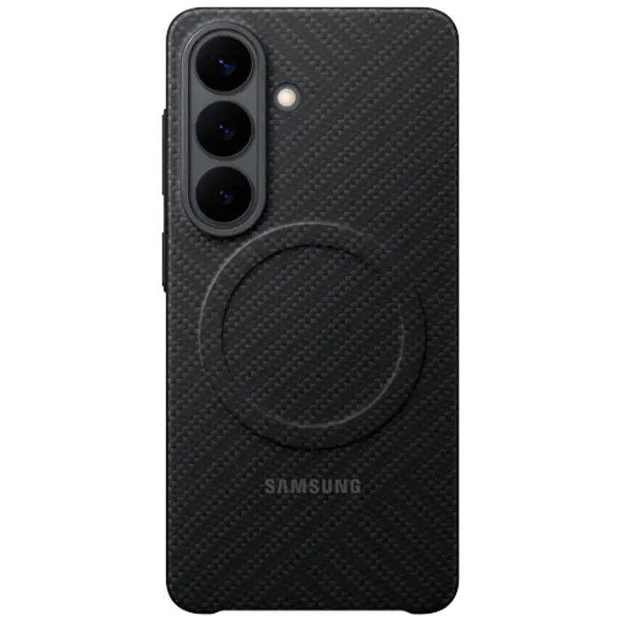Samsung Samsung Galaxy S26 Carbon Back Cover Magnetisch - Zwart