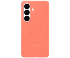Samsung Samsung Galaxy S26+ Siliconen Back Cover Magnetisch - Koraalrood