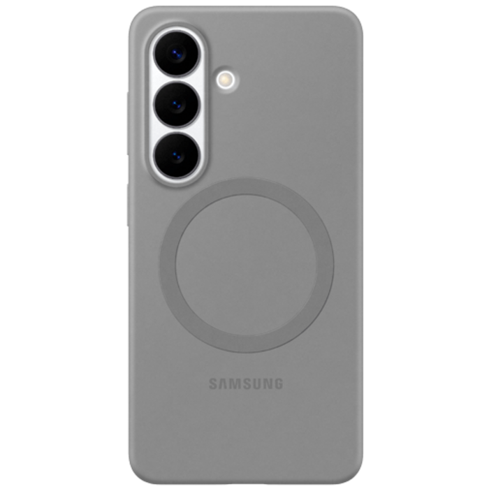 Samsung Samsung Galaxy S26+ Siliconen Back Cover Grijs (Magnetisch)