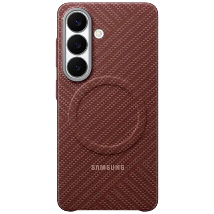 Samsung Samsung Galaxy S26 Carbon Back Cover - Rood (Magnetisch)
