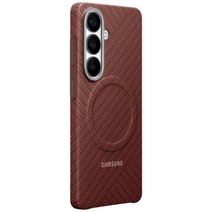 Samsung Samsung Galaxy S26 Carbon Back Cover - Rood (Magnetisch)