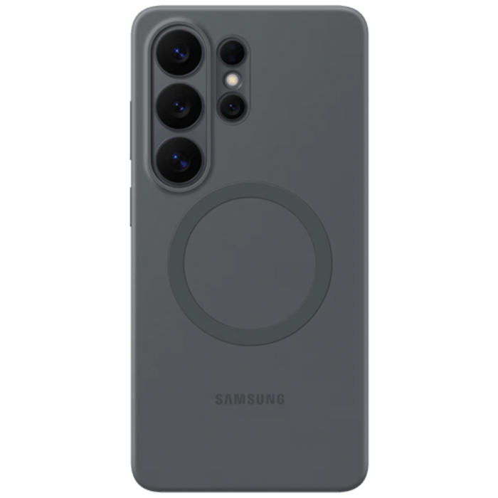 Samsung Samsung Galaxy S26 Ultra Siliconen Back Cover Magnetisch - Zwart