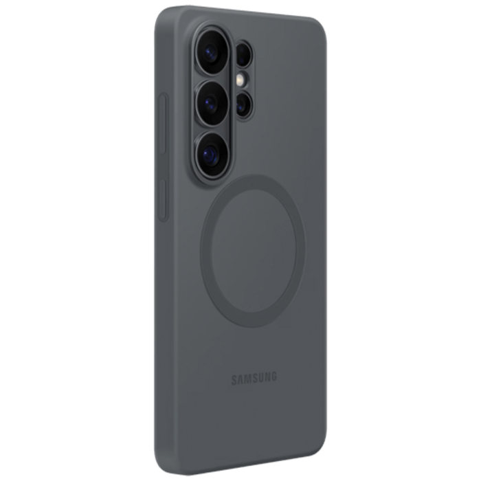 Samsung Samsung Galaxy S26 Ultra Siliconen Back Cover Magnetisch - Zwart