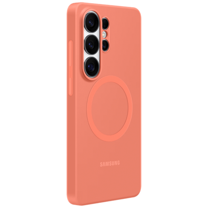 Samsung Samsung Galaxy S26 Ultra Siliconen Back Cover Magnetisch Rood