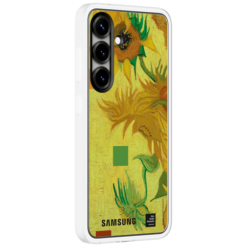 Samsung Samsung Flipsuit Van Gogh Bloem Back Cover voor Galaxy S25