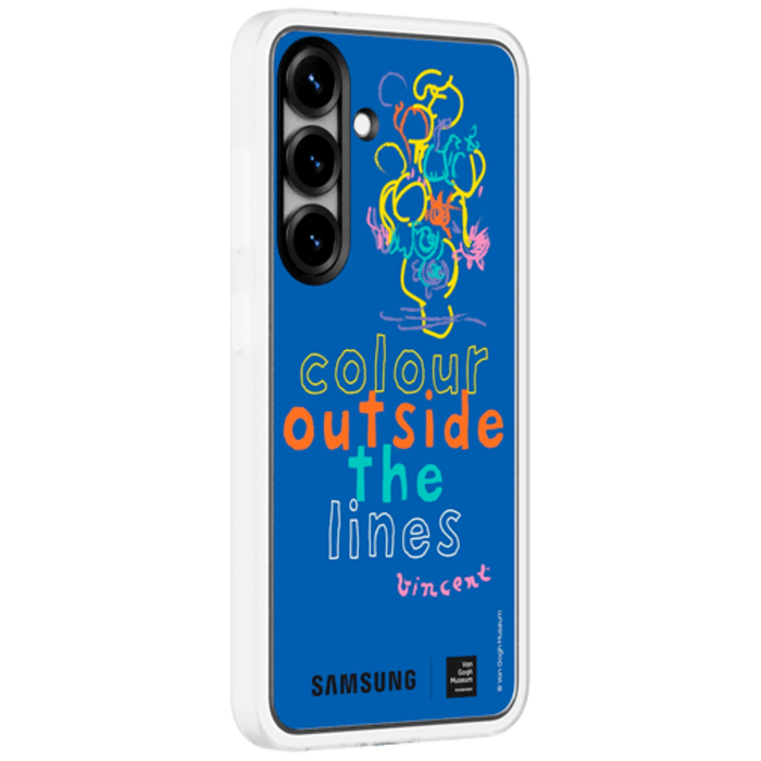 Samsung Samsung Galaxy S25 Flipsuit Case Van Gogh Flower Back Cover