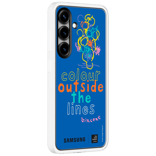Samsung Samsung Galaxy S25 Flipsuit Case Van Gogh Flower Back Cover