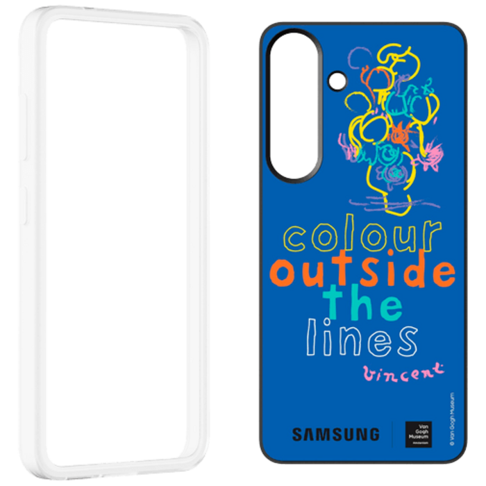 Samsung Samsung Galaxy S25 Flipsuit Case Van Gogh Flower Back Cover