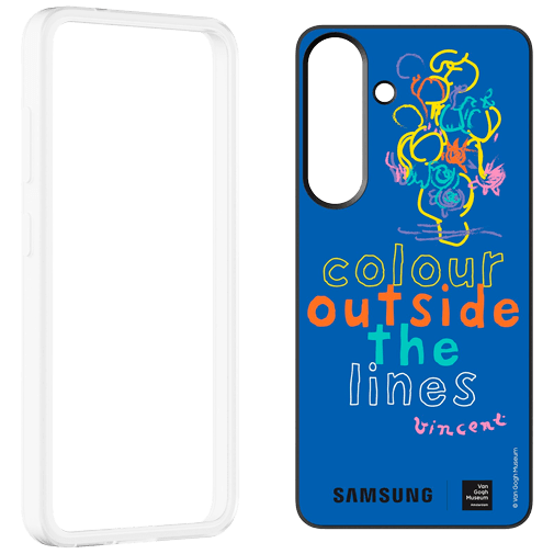 Samsung Samsung Galaxy S25 Flipsuit Case Van Gogh Flower Back Cover