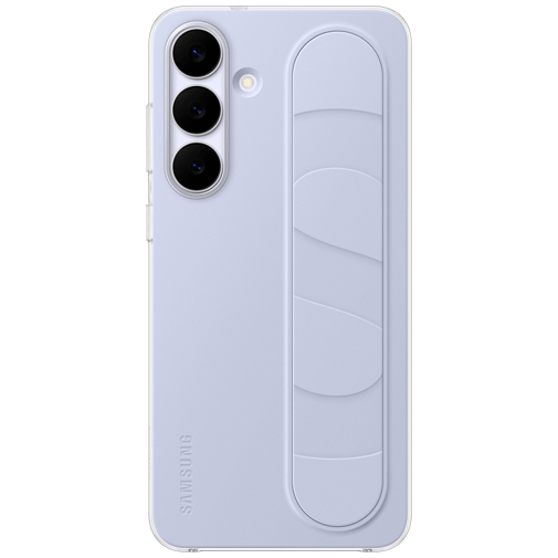 Samsung Samsung Galaxy S25 FE Standing Grip Siliconen Back Cover - Lichtblauw