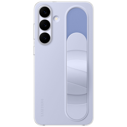 Samsung Samsung Galaxy S25 FE Standing Grip Siliconen Back Cover - Lichtblauw