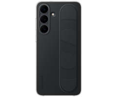 Samsung Samsung Standing Grip Siliconen Back Cover Zwart (Galaxy S25 FE)