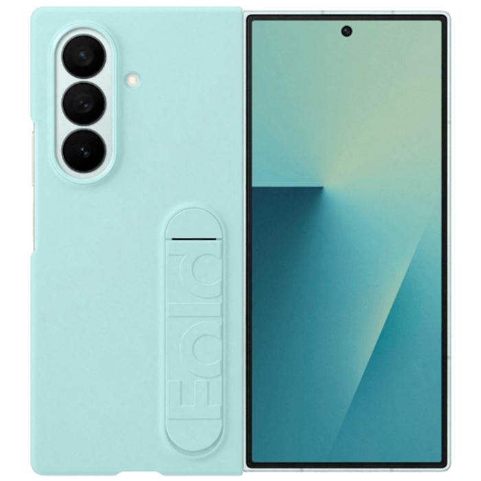 Samsung Samsung Standing Siliconen Back Cover Mint - Galaxy Z Fold 7