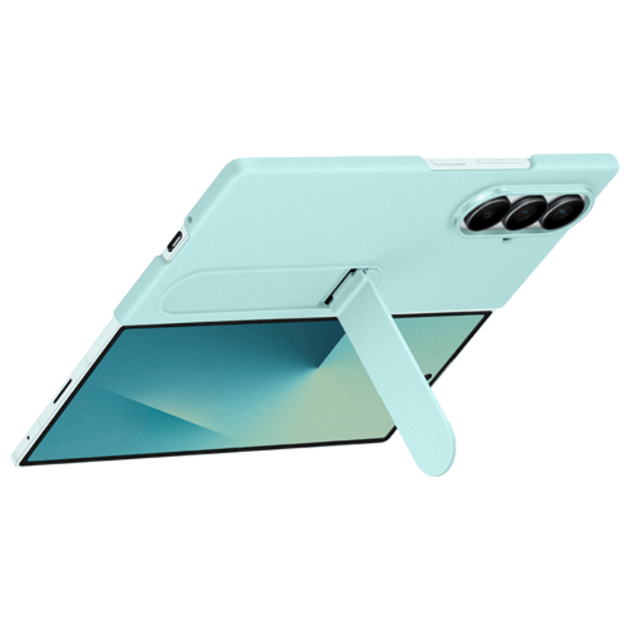 Samsung Samsung Standing Siliconen Back Cover Mint - Galaxy Z Fold 7