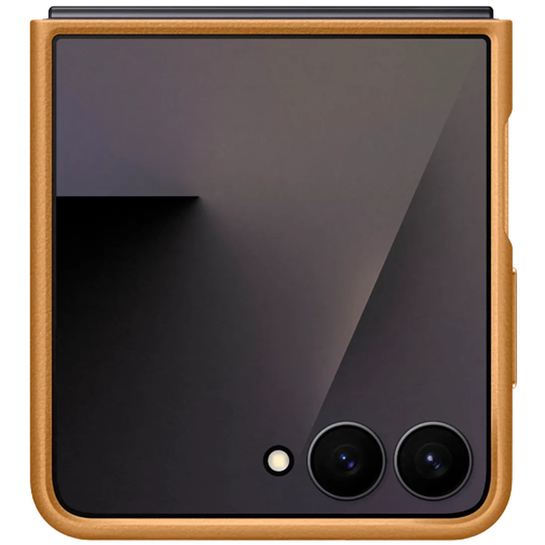 Samsung Samsung Galaxy Z Flip 7 Kindsuit PU-Leer Back Cover - Bruin
