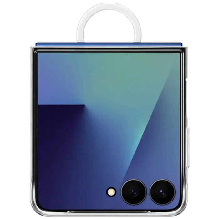 Samsung Samsung Galaxy Z Flip 7 Back Cover met Ring Transparant EF-QF766C