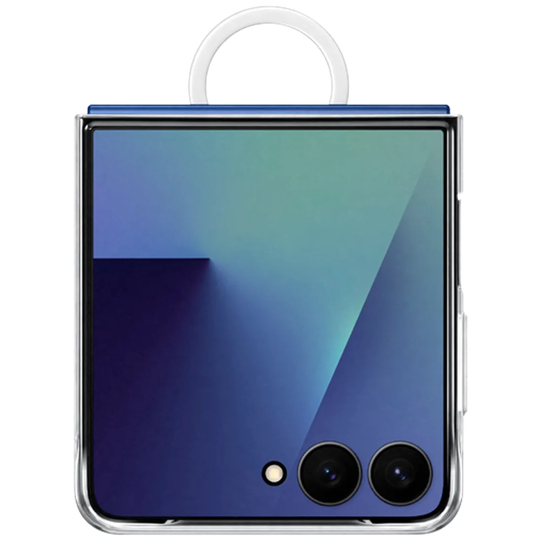 Samsung Samsung Galaxy Z Flip 7 Back Cover met Ring Transparant EF-QF766C