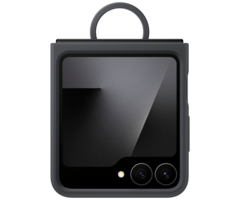 Samsung Samsung Siliconen Back Cover met Ring Zwart Galaxy Z Flip 6 / Flip 7 FE
