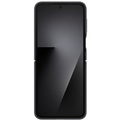 Samsung Samsung Siliconen Back Cover met Ring Zwart Galaxy Z Flip 6 / Flip 7 FE