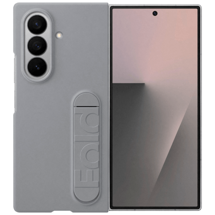 Samsung Samsung Standing Siliconen Back Cover Grijs voor Galaxy Z Fold 7