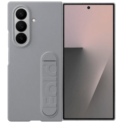 Samsung Samsung Standing Siliconen Back Cover Grijs voor Galaxy Z Fold 7
