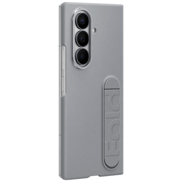 Samsung Samsung Standing Siliconen Back Cover Grijs voor Galaxy Z Fold 7
