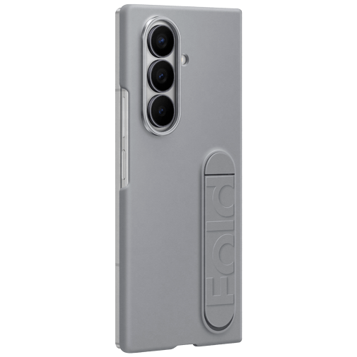 Samsung Samsung Standing Siliconen Back Cover Grijs voor Galaxy Z Fold 7