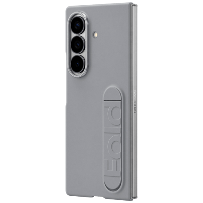 Samsung Samsung Standing Siliconen Back Cover Grijs voor Galaxy Z Fold 7