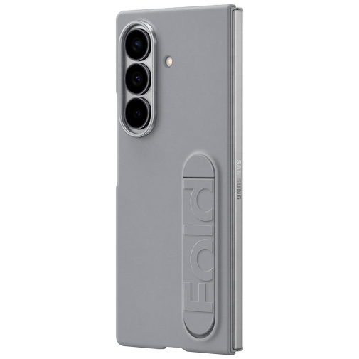 Samsung Samsung Standing Siliconen Back Cover Grijs voor Galaxy Z Fold 7