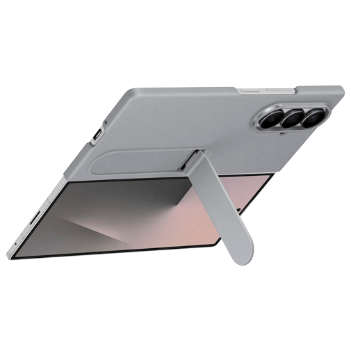 Samsung Samsung Standing Siliconen Back Cover Grijs voor Galaxy Z Fold 7