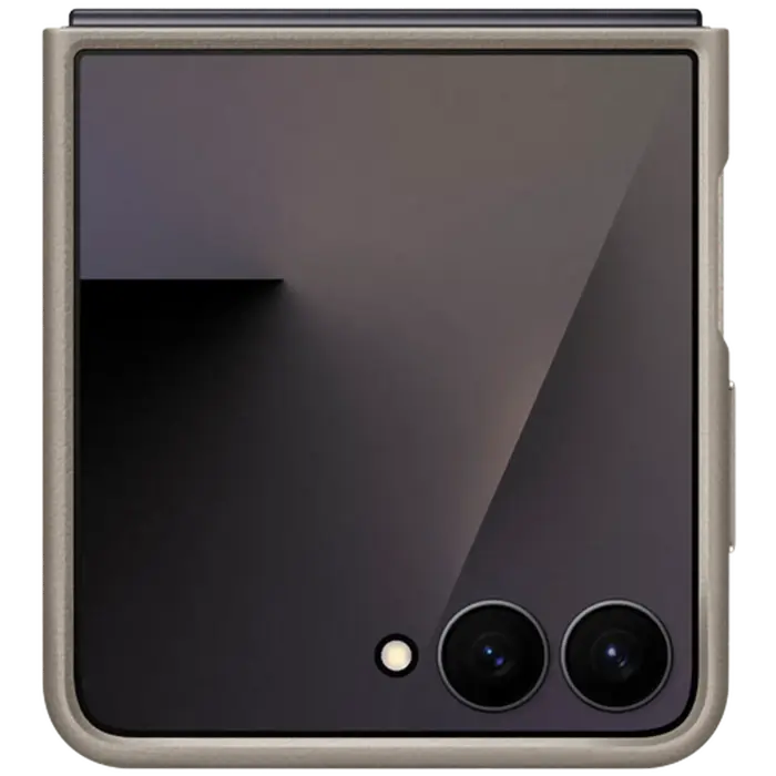 Samsung Samsung Galaxy Z Flip 7 Kindsuit PU-Lederen Back Cover - Grijs