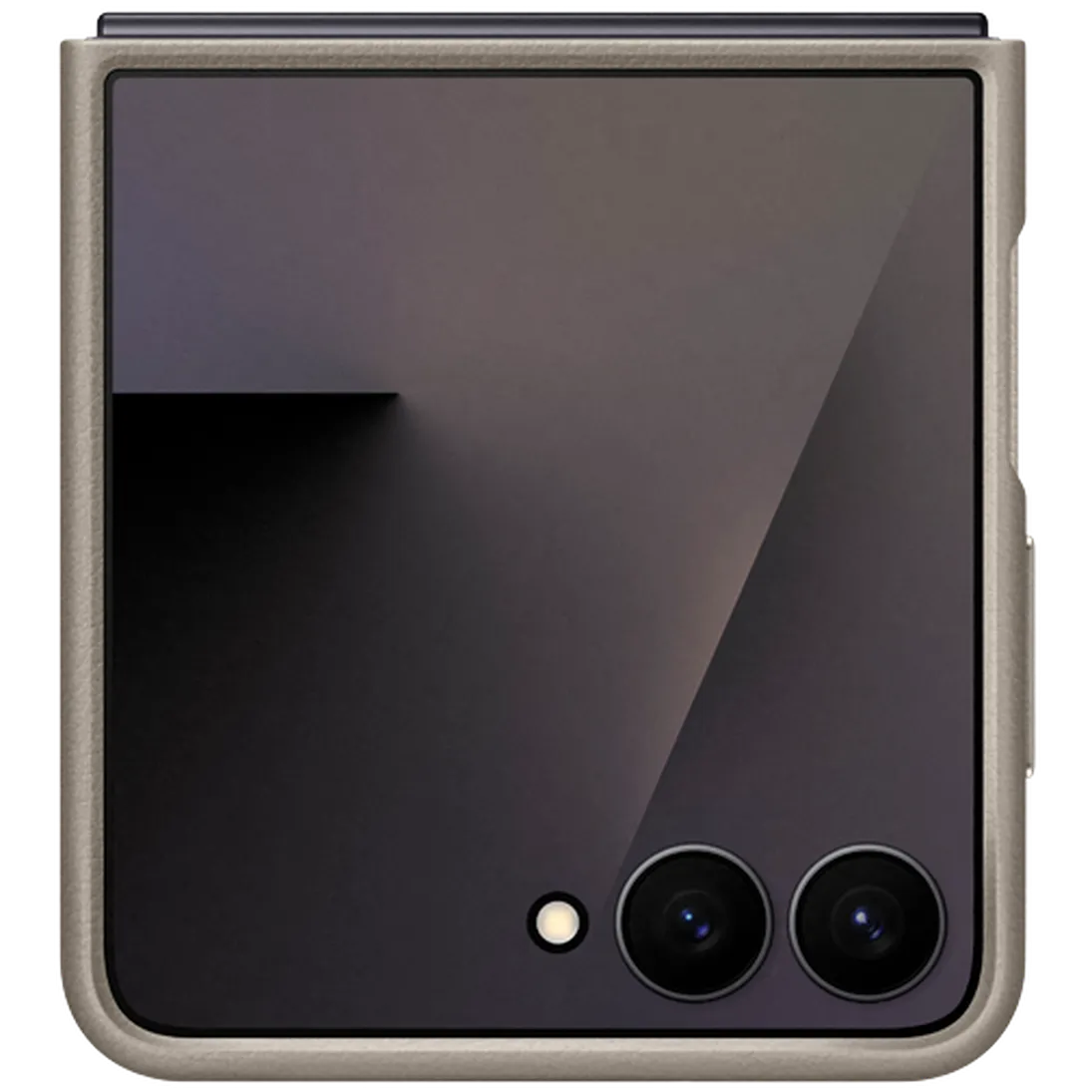 Samsung Samsung Galaxy Z Flip 7 Kindsuit PU-Lederen Back Cover - Grijs