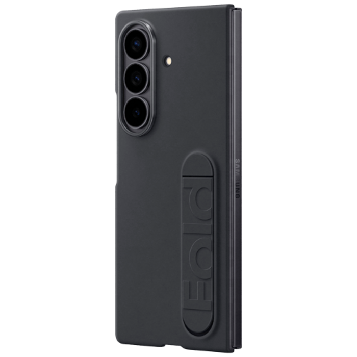 Samsung Samsung Standing Siliconen Back Cover Zwart - Galaxy Z Fold 7
