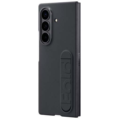 Samsung Samsung Standing Siliconen Back Cover Zwart - Galaxy Z Fold 7