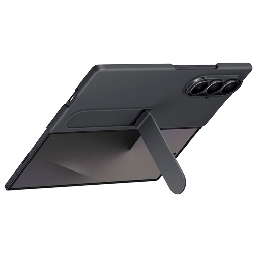 Samsung Samsung Standing Siliconen Back Cover Zwart - Galaxy Z Fold 7