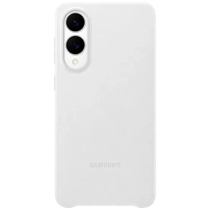 Samsung Samsung Kindsuit PU-leer Back Cover Lichtgrijs (Galaxy S25 Edge)