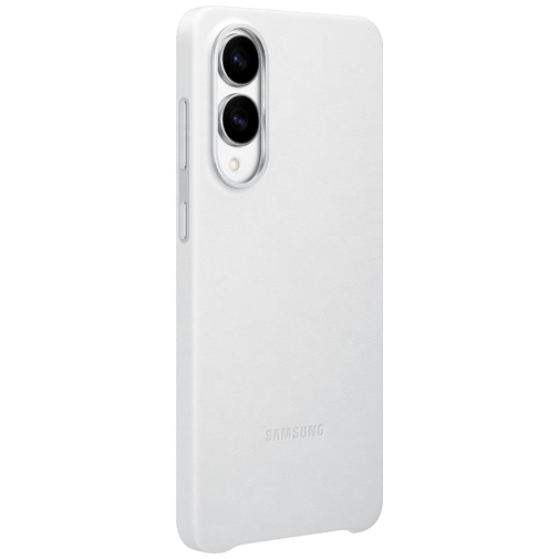 Samsung Samsung Kindsuit PU-leer Back Cover Lichtgrijs (Galaxy S25 Edge)