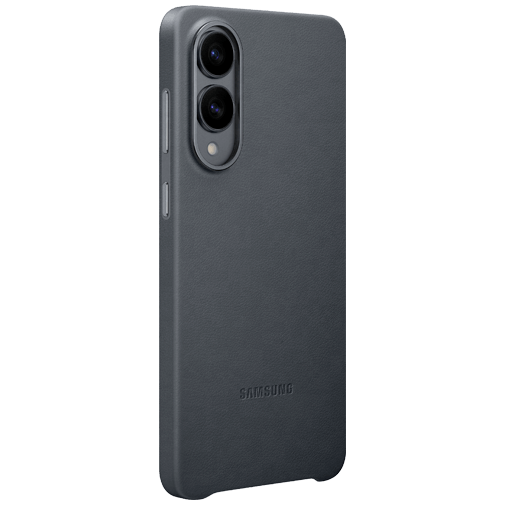 Samsung Samsung Kindsuit PU-leer Back Cover Zwart voor Galaxy S25 Edge