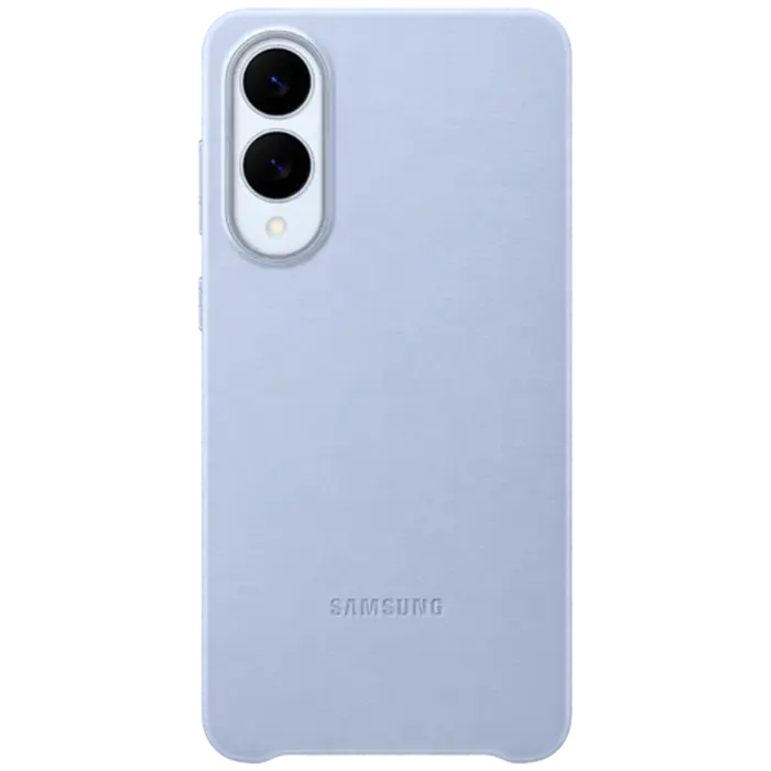 Samsung Samsung Galaxy S25 Edge Kindsuit PU-leer Back Cover Lichtblauw
