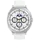 Samsung Galaxy Watch 8 Classic 46mm Smartwatch - Zilver (Witte Band)