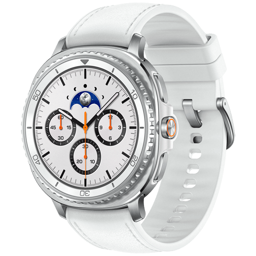Samsung Samsung Galaxy Watch 8 Classic 46mm Smartwatch - Zilver (Witte Band)