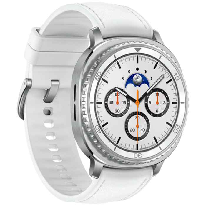 Samsung Samsung Galaxy Watch 8 Classic 46mm Smartwatch - Zilver (Witte Band)