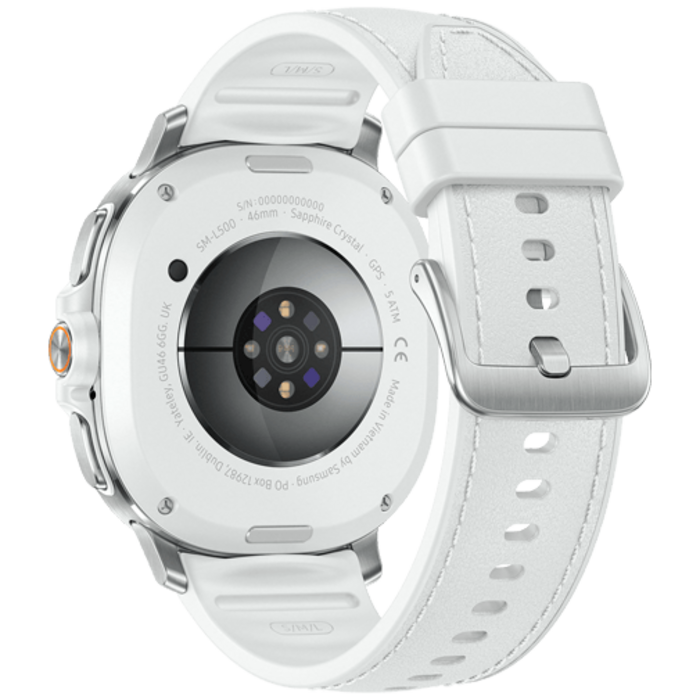 Samsung Samsung Galaxy Watch 8 Classic 46mm Smartwatch - Zilver (Witte Band)