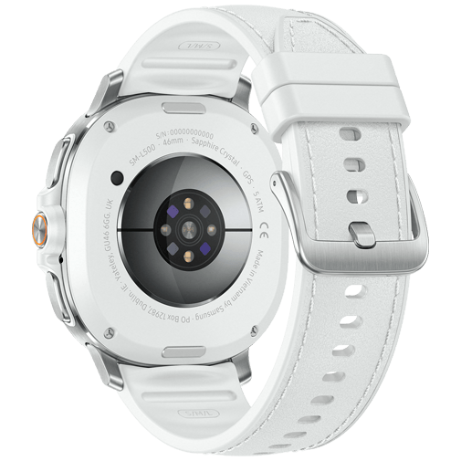 Samsung Samsung Galaxy Watch 8 Classic 46mm Smartwatch - Zilver (Witte Band)