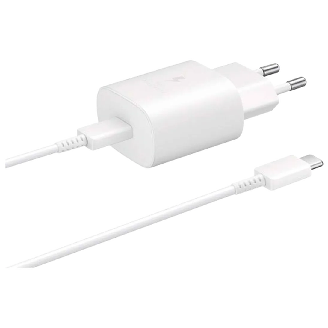 Samsung Samsung EP-TA800 USB-C Snellader 25W met USB-C Kabel (1m) - Wit