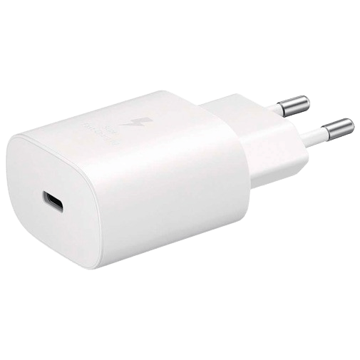 Samsung Samsung EP-TA800 USB-C Snellader 25W met USB-C Kabel (1m) - Wit