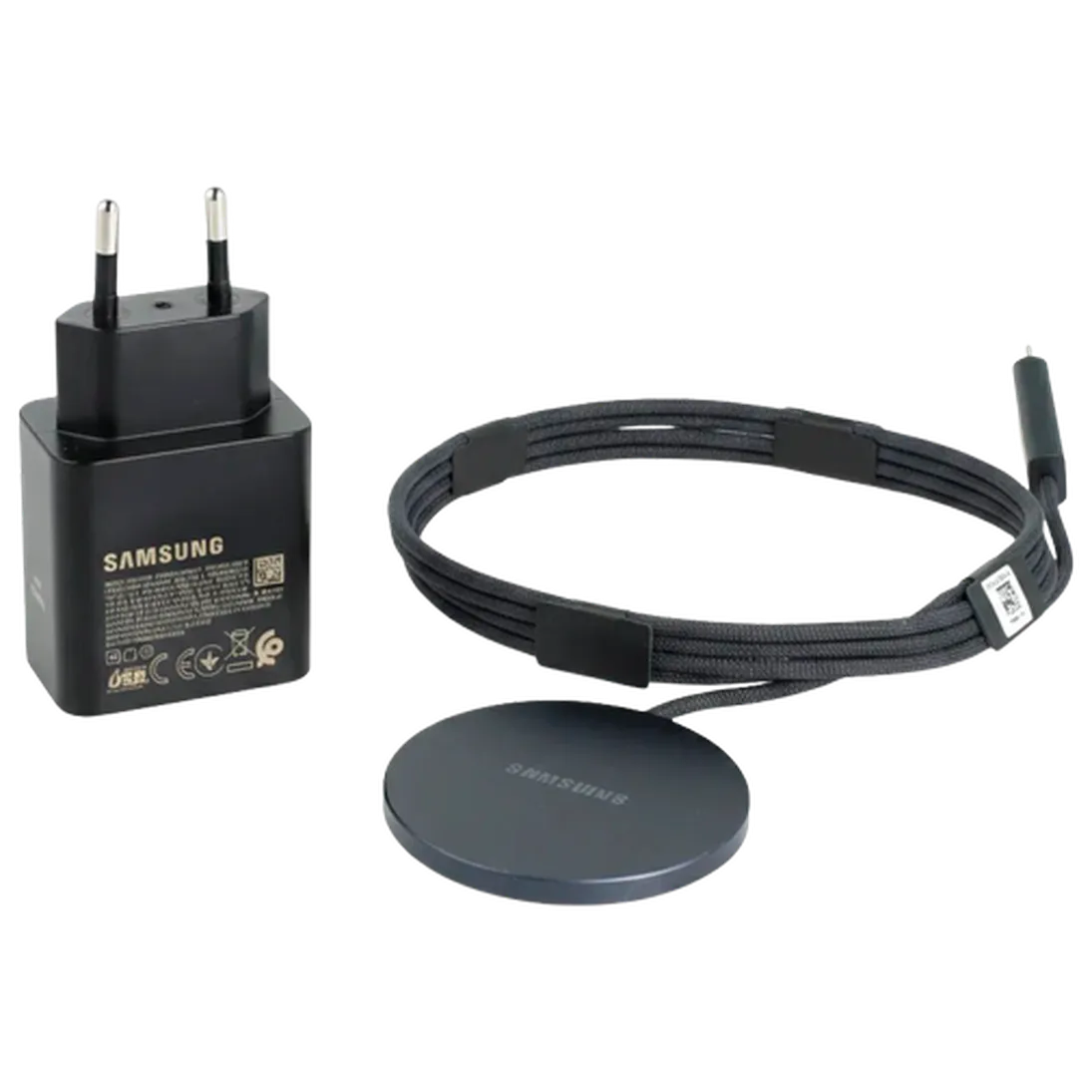 Samsung Samsung EP-P2900 25W Draadloze Snellader + 45W USB-C Adapter - Donkergrijs