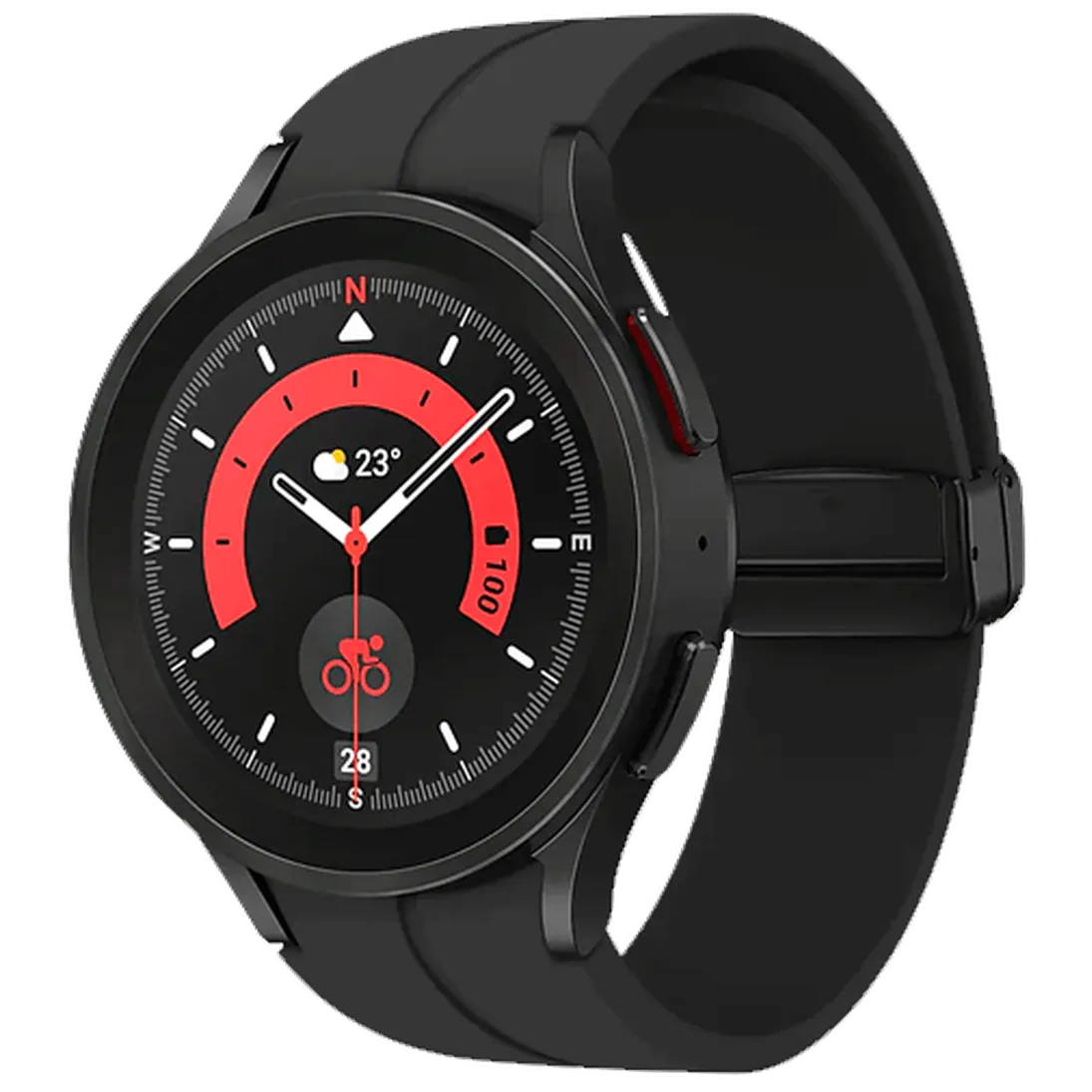 Samsung Samsung Galaxy Watch 5 Pro 4G LTE Smartwatch - 45mm Titanium Zwart