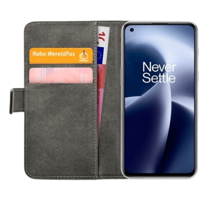 Mobilize Mobilize Classic Gelly Wallet Book Case OnePlus Nord 2T 5G - Zwart