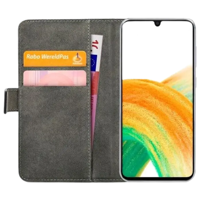 Mobilize Mobilize Classic Gelly Wallet Book Case - Samsung Galaxy A33 5G - Zwart